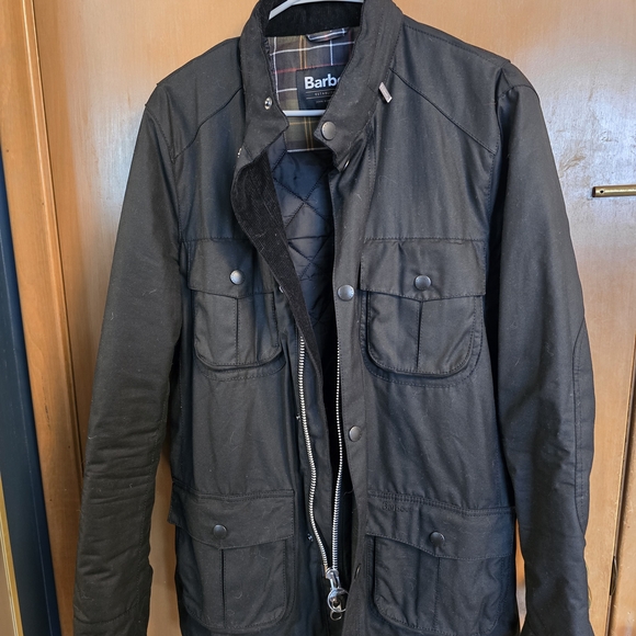 Barbour Men's Black Military Field Jacket - Picture 2 of 4